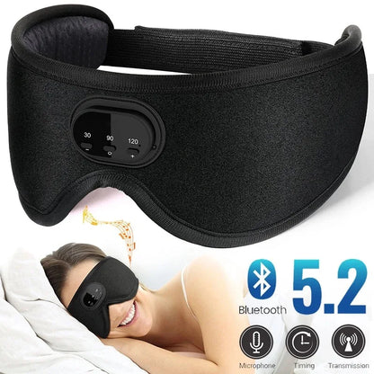 3D Bluetooth Sleep Headphones Eye Mask