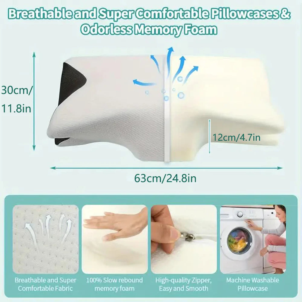 Butterfly Memory Foam Cervical Pillow