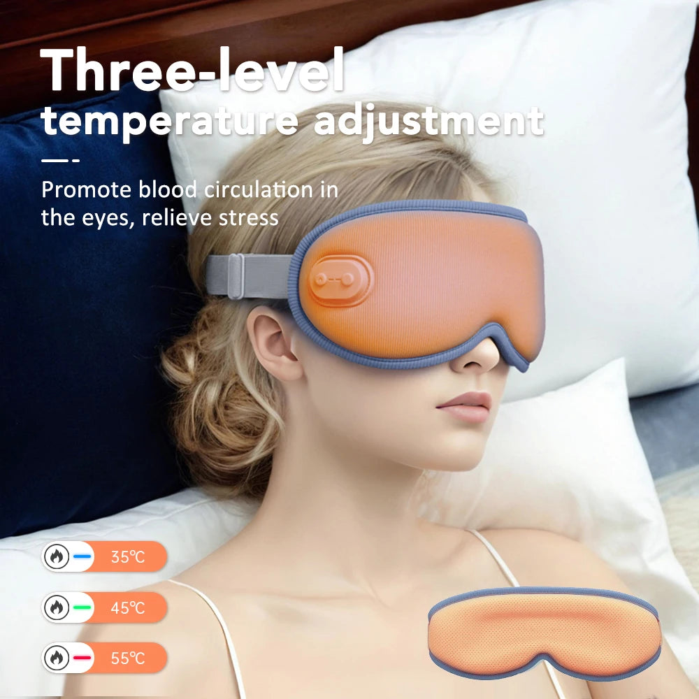 3D Heated Eye Massager Sleep Mask