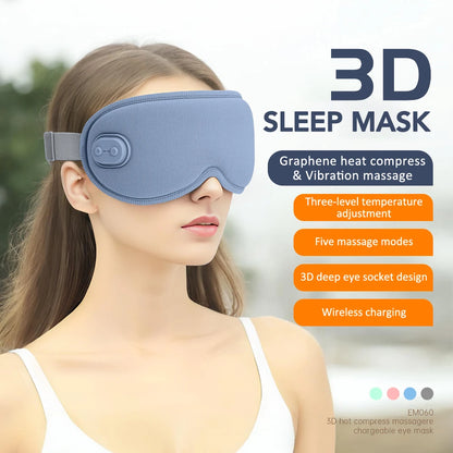 3D Heated Eye Massager Sleep Mask
