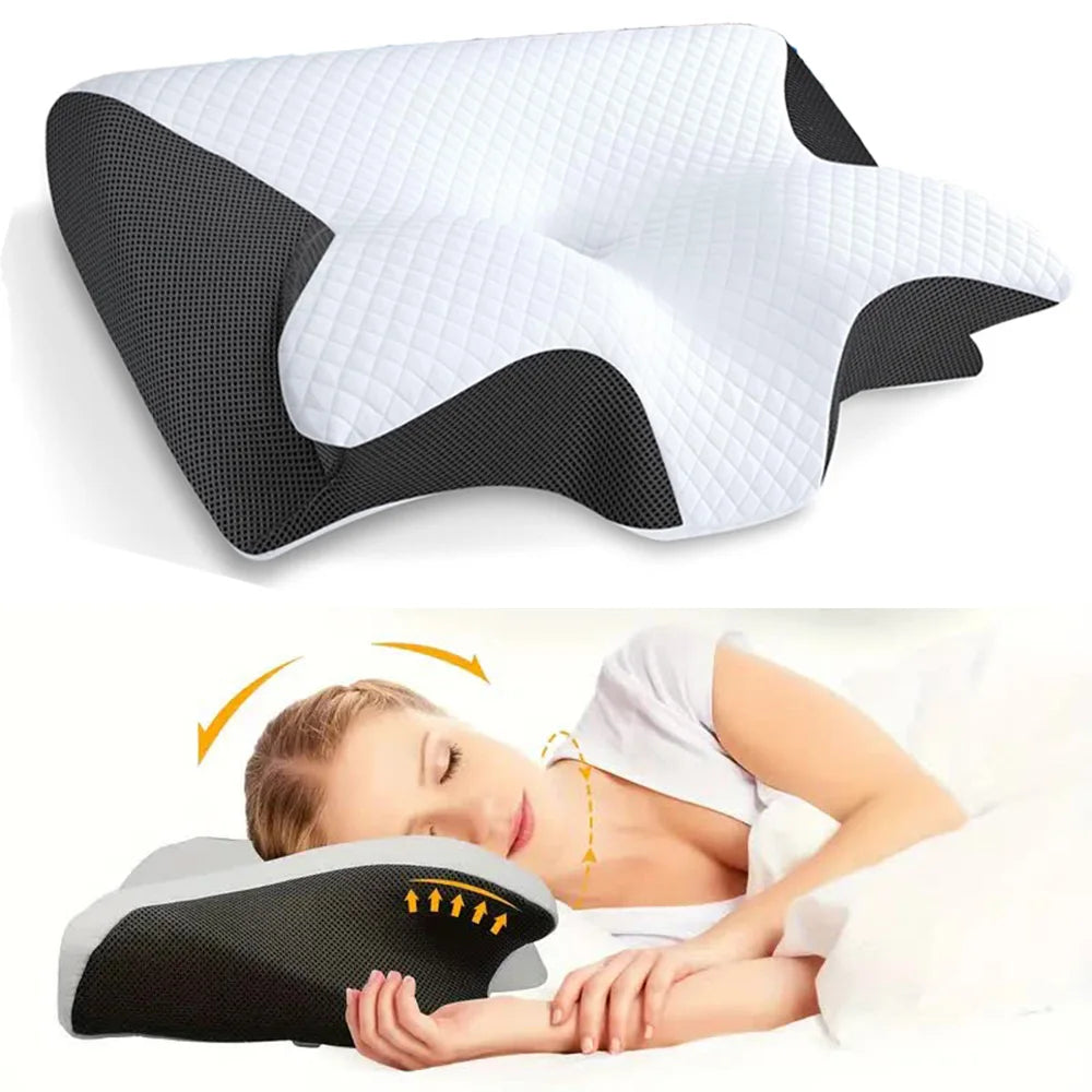Butterfly Memory Foam Cervical Pillow